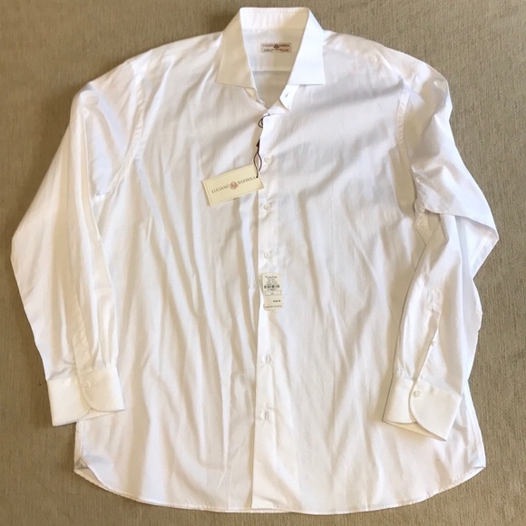 Luciano Barbera White XXL Shirt Made in ITALY New! - Picture 2 of 6